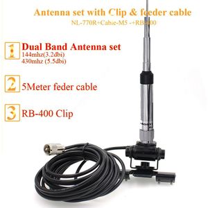 Nagoya NL-770R Dual Band Antenne Mobiele 144/430Mhz Voor Qyt KT-8900 KT-8900D Baojie BJ-218 BJ-318 Auto Mobiele Radio