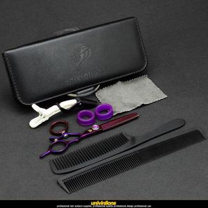 Univinlions 6 "swivel japanse kappers schaar vliegende swivel thumb haar knippen scharen rotary shear roterende duim shears