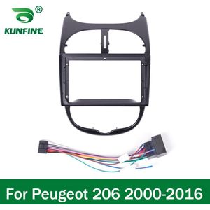 Auto Gps Navigatie Stereo Voor Peugeot 206 2000 Citroen C2Radio Fascias Panel Frame Fit 2Din 9 Inch In dash Autoradio Scherm