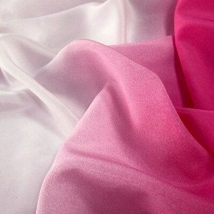 Zacht Paars Gradiënt Chiffon Stof Polyester Koshibo Stof Voor Jurk, Bruiloft, Gordijn Groen, Blauw, Geel, rose Rood Door De Meter