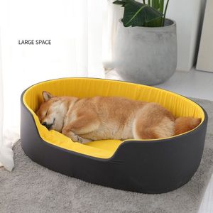3D Wasbaar Kennel Huisdier Bed Voor Honden Kat Huis Hond Bedden Voor Grote Honden Huisdieren Producten Voor Puppy Hond Kussen mat Lounger Bench Sofa