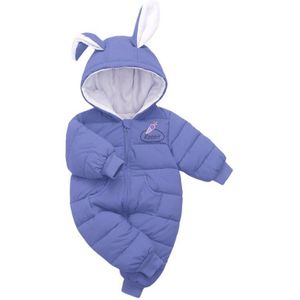 Bobora Baby Jongens Meisjes Katoenen Romper Winter Snowsuit Warm Down Jumpsuit Winddicht Puffer Romper