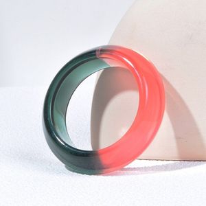 Koreaanse Mode Transparante Hars Acryl Grote Wide Bangle Voor Vrouwen Geometrische Party Kleurrijke Cirkel Sieraden Meisjes