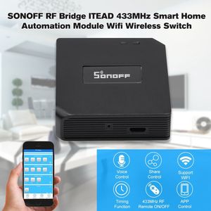 Sonoff Rf Brug 433Mhz Wifi Draadloze Schakelaar Universele Timer Diy Converteren 433Mhz Rf Afstandsbedieningen App Via wifi