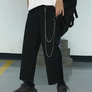 Mannen Casual Broek Effen Eenvoudige Grote Maat 3XL Losse Alle-Match Harajuku Heren Koreaanse Stijl Tieners Chic Streetwear