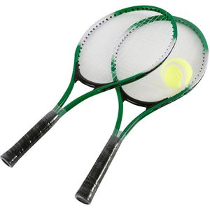 2 Stks/set 21-Inch Kinderen Tennis Rackets Voor Training Ultra Light Tenis Racket Pack Badminton Rugzak