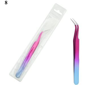 1 Set Rvs Wenkbrauw Pincet Voor Facial/Ingegroeide Haar Spalk Ontharing Wenkbrauw Plucker Met Travel Case Gereedschap