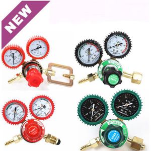 Schokbestendig Zuurstof/Acetyleen/Propaan/Waterstof/Stikstof/Argon Gauge Gas Meter Lassen Regulator Gauge Mini Druk Relief Gauge
