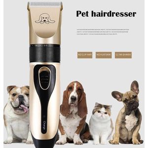 Hond Scheerapparaat Clippers Low Noise Oplaadbare Snoerloze Elektrische Rustige Tondeuse Huisdieren Elektrische Scissor Clipper 110-240V @ 30