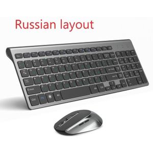 Frans toetsenbord draadloze muis azerty geschikt voor game-pc-speler IMAC TV Frans toetsenbord muis draadloos spel toetsenbord