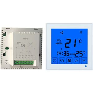 WiFi Slimme Thermostaat 2 p 4 p centrale Airconditioning Koeling Verwarming voor Fan Coil Unit Kamertemperatuur Controller SMART HOUESE