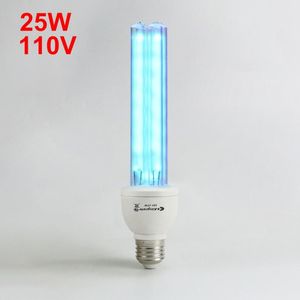 15W 25W Uv Lamp Quartz Kiemdodende Desinfectie Uvc Cfl Ozon Led Lamp Ultraviolet Sterilisator Bacteriële Kill Mijt thuis Lamp