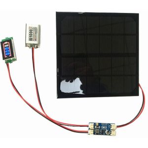 6V 3W 9V 2W 12V 2W Zonnepaneel Met Min Batterij Oplader Met batterij Display Diy Kit Ph 2.0 Kabel