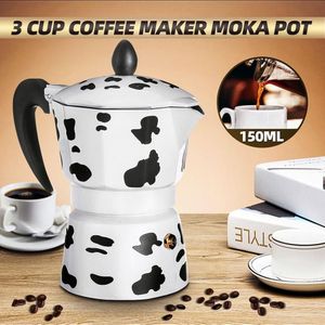 Hand Made Koffiezetapparaat Pot Duurzaam Moka Cafeteira Expresso Percolator Pot 3/6/9 Cups Praktische Moka Koffie Pot