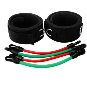 6 Stks/set Been Dij Latex Resistance Band Gym Yoga Oefening Sterke Buis Enkelbandjes Pilates Workout Fitness Gereedschap