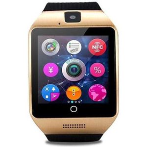 Smart Horloge Met Camera Q18 Bluetooth Smartwatch Sim Card Slot Fitness Activiteit Tracker Sport Horloge Voor Android