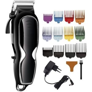 Professionele Kapper Tondeuse Voor Mannen Elektrische Haar Snijmachine Kapsel Kit Tondeuse Oplaadbare Verstelbare Krachtige