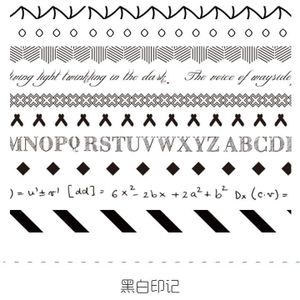 Journamm 10Pcs Markering Kawaii Smalle Tapes Decoratieve Washi Tapes Kind Scrapbooking Kawaii Decoratieve Briefpapier Tapes
