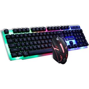 Combo Pc Gamer Led Gaming Toetsenbord En Muis Bedraad Toetsenbord Gamer Toetsenbord Illuminated Gaming Toetsenbord Set Voor Laptop