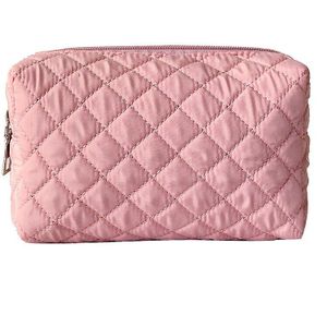 Vrouwen Cosmetische Zak Effen Multifunctionele Reizen Make Up Zakken Rits Make-Up Geval Pouch etui Rood Zwart