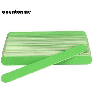 20Pcs Professionele Houten Nagelvijlen Green Schuren Nagelvijl 180/240 Schuurpapier Buffer Blok Sterke Stok Nail Art Manicure Gereedschap