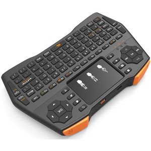 i8 Plus Geen Backlit 2.4GHz Mini Draadloos Toetsenbord Met Touchpad Engels Russisch Air Mouse Afstandsbediening Voor Android TV Box PC