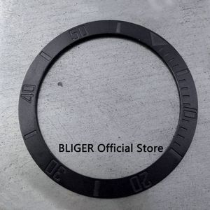 38mm geborsteld zwarte keramische bezel insert fit 40mm horloge case SUB Automatische horloge heren horloge gemaakt door BLIGER fabriek BB13