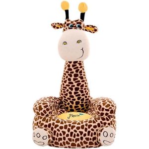 Cartoon Kids Seats Sofa Comfortabele Pp Katoen Dier Giraffe Zitten Stoel Speelgoed