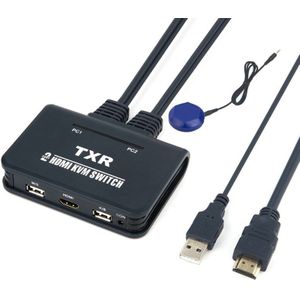 2 Port Hdmi Kvm Switch Met Kabels EL-21UHC