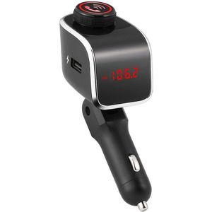 Auto MP3 Handsfree Fm-zender Sigarettenaansteker Powered Usb Lader Muziekspeler Ondersteuning Tf Card U-Disk
