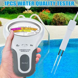 Portabel PC101 Ph Tester CL2 Chloor 2 In 1 Tester Water Quality Tester Zwembad Spa Aquarium Ph Meter water