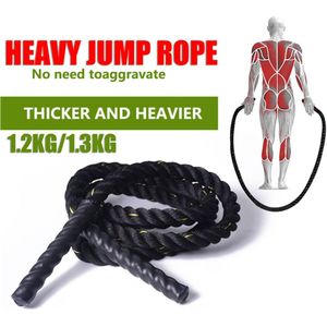 25Mm Fitness Zware Jump Rope Gewogen Skipping Touwen Voor Mannen Vrouwen Springen Touw Training Springtouw 30