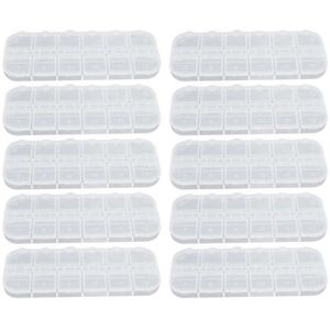 Plastic Sieraden Doos Organisator Nail Opbergdoos Waterdichte Voor Nail Decorations