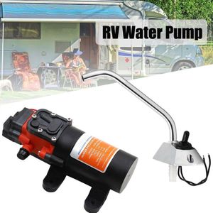 12V Rv Water Druk Pomp, 3.8 L/Min Elektrische Verse Waterpomp Met Kraan Tap Voor Kampeerauto Marine Boot Gazon