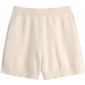 Vrouwen Gehaakte Breien Splicing Casual Shorts Herfst Vrouwelijke Losse Broek P1935