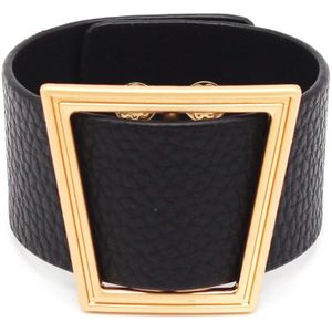 Mode Lederen Armbanden Voor Vrouwen Metal Charm Dames Bohemian Wide Wrap Armband Elegante Sieraden Geometrische