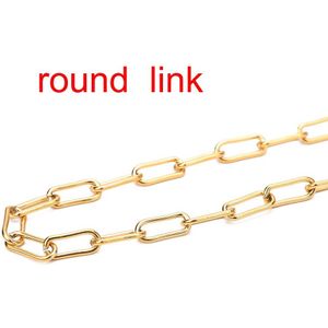 1 Meter 316L Rvs 12X4mm 1 Mm Dikke Platte Ovale Vorm Rolo Link Bulk Ketting Voor Diy Armband Ketting sieraden Bevindingen