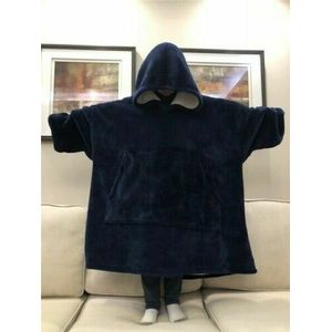 Hoodie Deken Gooi Soft Oversized Ultra Pluche Sherpa Giant Grote Sweatshirt Omkeerbaar