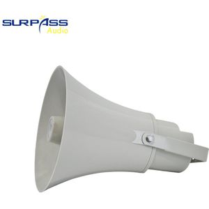 Outdoor Waterdichte IP66 Hoorn Luidspreker 30 Watt 8ohm Pa Luidsprekers Omroep Wall Mount Loundspeaker Brede Dekking Audio