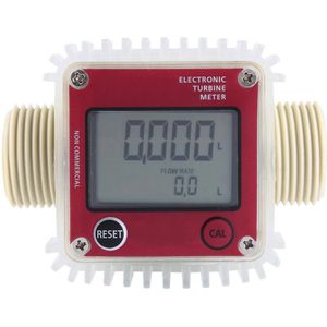 Digitale Lcd K24 Fuel Meter Voor Chemicaliën Water Zee Passen Vloeibare Meter Meetinstrumenten Rood Blauw