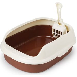 Wc Ondersteek Kattenbak Hond Lade Wc Supply Teddy Anti-Splash Hond Toilette Puppy Indoor Home plastic Zandbak C