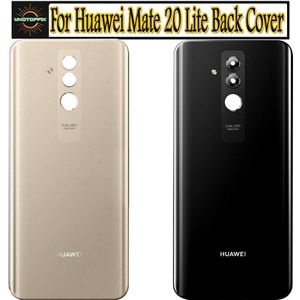 Originele 6.3 &quot;Voor Huawei Mate 20 Lite Back Battery Cover Terug Glas Achterpaneel Voor Huawei Mate 20 Lite terug Glas Behuizing Case