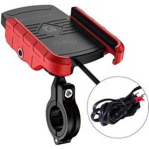 Waterdichte 12V Motorfiets Telefoon Qi Snelle Opladen Draadloze Oplader Beugel Houder Stand Voor IPhone Xs MAX XR X 8 Samsung