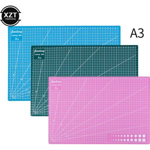 1Pc A3 A4 A5 Grid Lijnen Dubbelzijdig Self Healing Snijmat Craft Card Stof Leer Papier Snijden board Pad Patchwork Diy