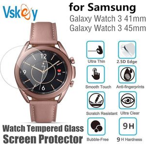 Vskey 100Pcs Gehard Glas Voor Samsung Galaxy Horloge 3 41Mm & 45Mm Screen Protector Smart Horloge Beschermende film