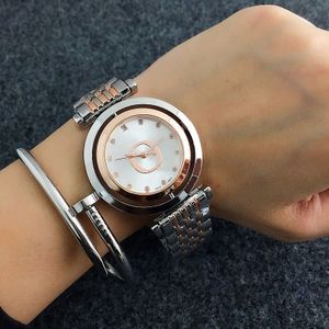 Rllen Rvs Mannen Vrouwen Koppels Quartz Horloges Luxe Sieraden Precisie Temperament Charm Generous