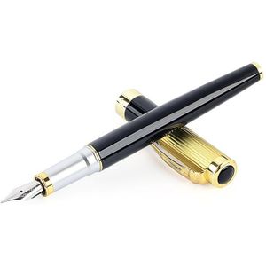 Metal Iraurita Vulpennen 0.5 Mm Luxe Zwarte Goud Jinhao 9009 School Schrijven Inkt Pen Briefpapier Levert