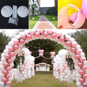 1 Set Ballon Boog Kolom Base Rechtop Pole Display Stand Wedding Party Decor Ballon Boog Diy Accessoire Voor Bruiloft