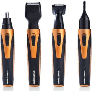 Snor En Baard Trimmer Set Hair Cut Clipper Kit Oor Neus Groomer Scheerapparaat Professionele Digitale Hair Trimmer Oplaadbare