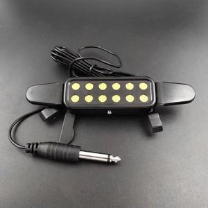 12 Hole Clip Op Geluid Pickup Microfoon Wire Versterker Luidspreker Voor Akoestische Elektrische Gitaar Transducer Gitaar Accessoires
